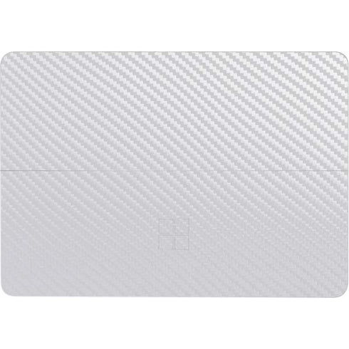 White Carbon Fiber Specialty Texture Material Surface Laptop Studio Skin